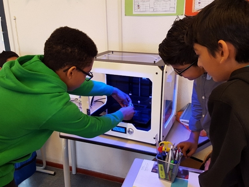 3D printen op de Shri Laksmi School
